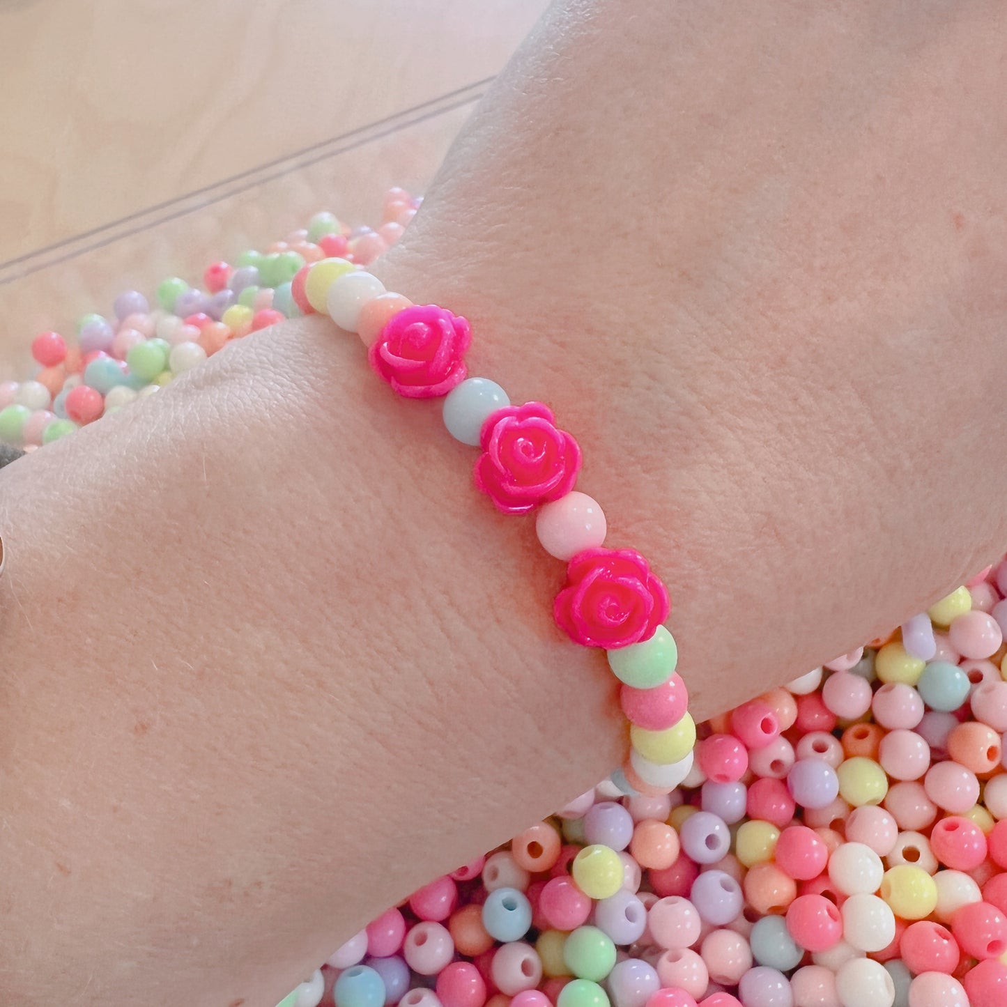 Pop Cutie Rose Bracelet DIY Set  (Make your own Bracelet)