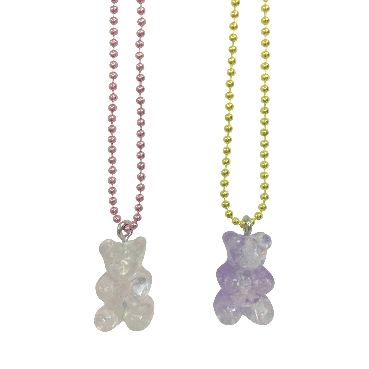 Pop Cutie Gacha Sparkle Gummy Bear Necklaces