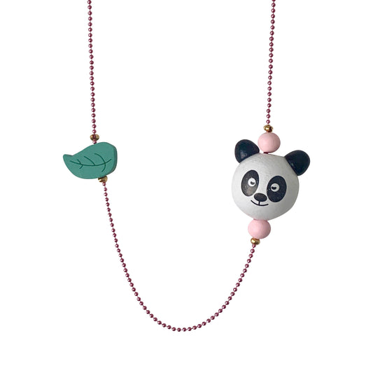 Pop Cutie ECO Panda Leaf Necklace