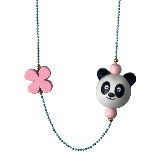 Pop Cutie ECO Panda Flower Necklace