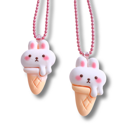 Pop Cutie Softserve Bunny Kids Necklace