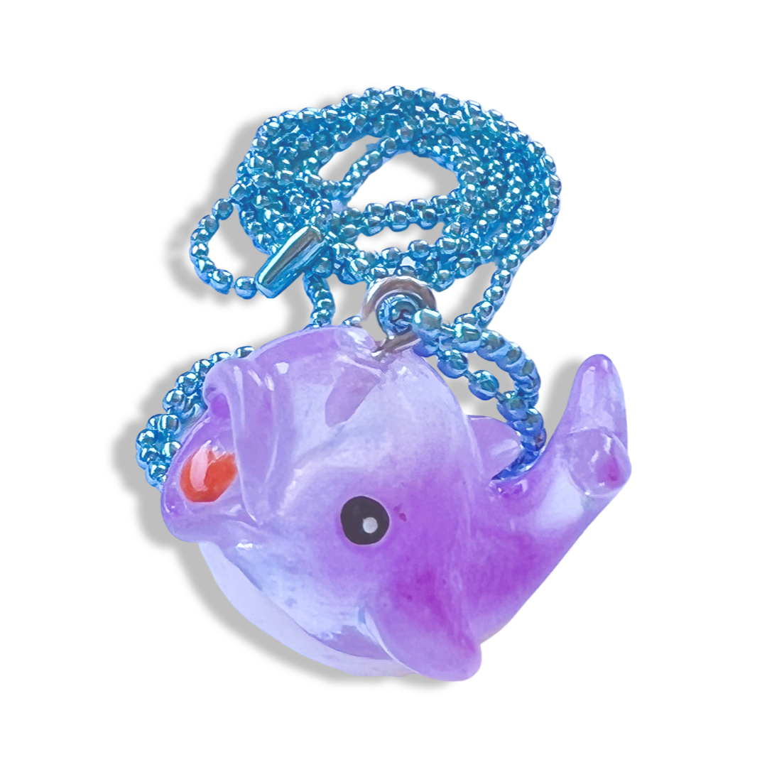 Pop Cutie Under the Sea Necklaces - Pink Dolphin