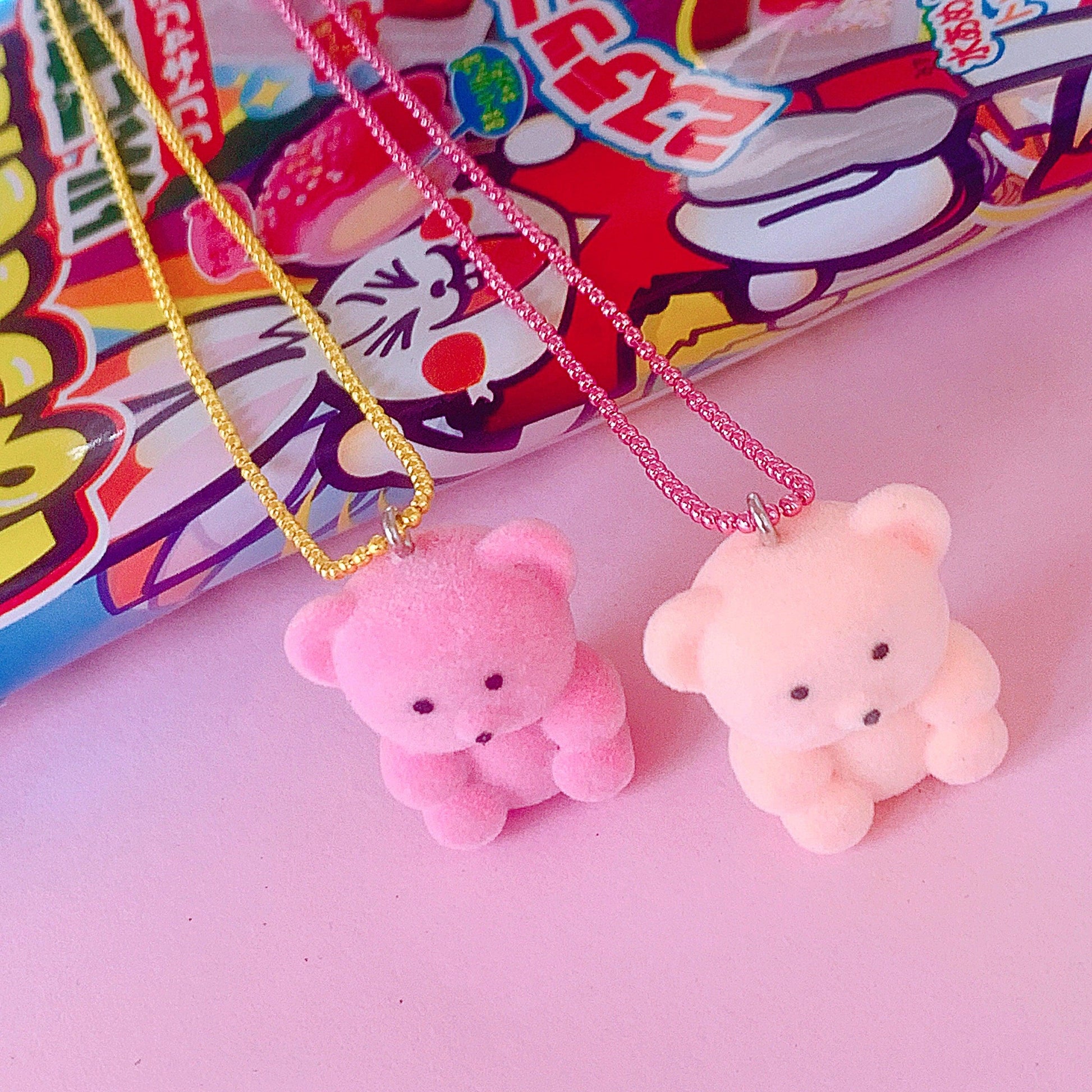 Ltd. Pop Cutie 90's Babies Rose Bear Kids Necklaces - POP CUTIE accessories