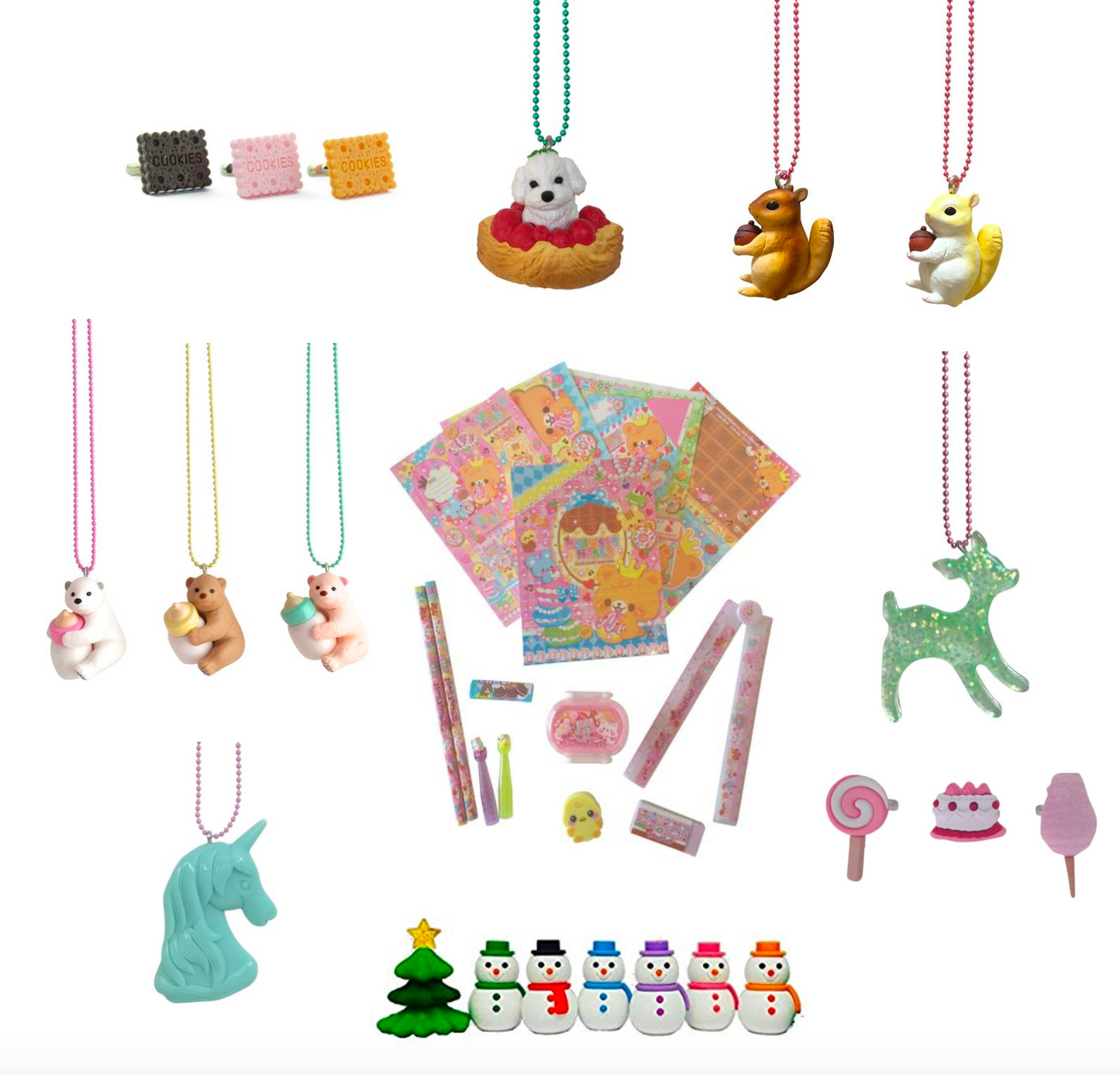 Pop Cutie Surprise Bag (24 items) -  Ltd. Necklaces  Gacha Rings